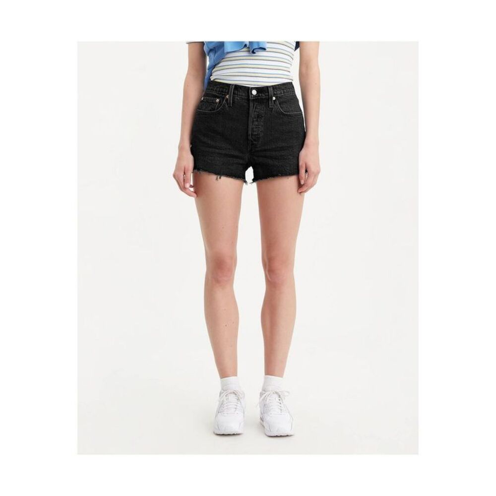 Levi's -  501 Original Women's High-Rise Distressed J Lunar Black